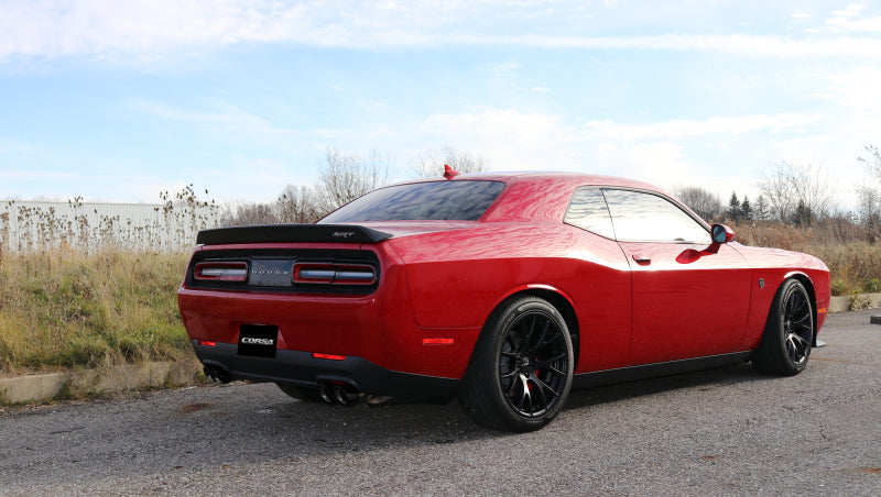Corsa Performance 15-17 Dodge Challenger Hellcat Dual Rear Exit Sport Exhaust w/ 3.5in