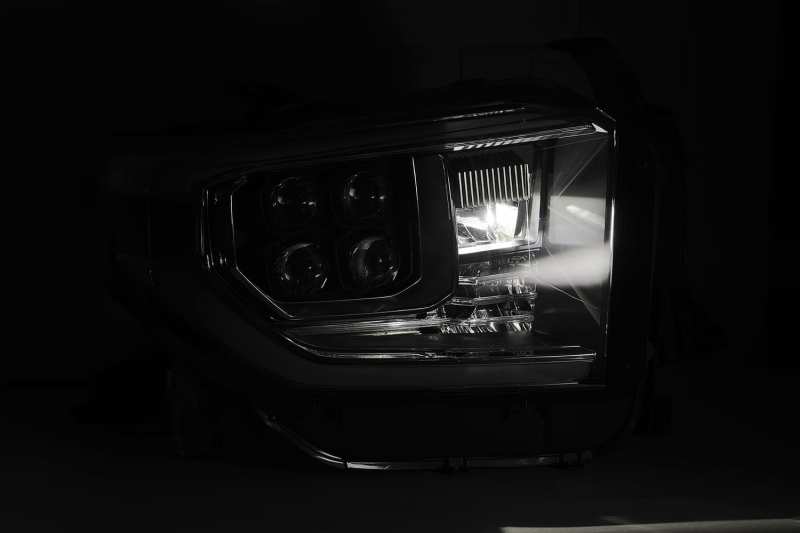 AlphaRex 14-20 Toyota Tundra NOVA LED Projector Headlight Plank Style Alpha Black w/Activation Light 880728 *Discontinued