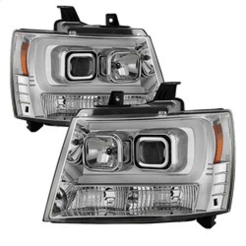 Spyder 07-14 Chevy Suburban/1500/2500/Tahoe V2 Projector Headlights Chrome PRO-YD-CSUB07V2-DRL-C 5082572