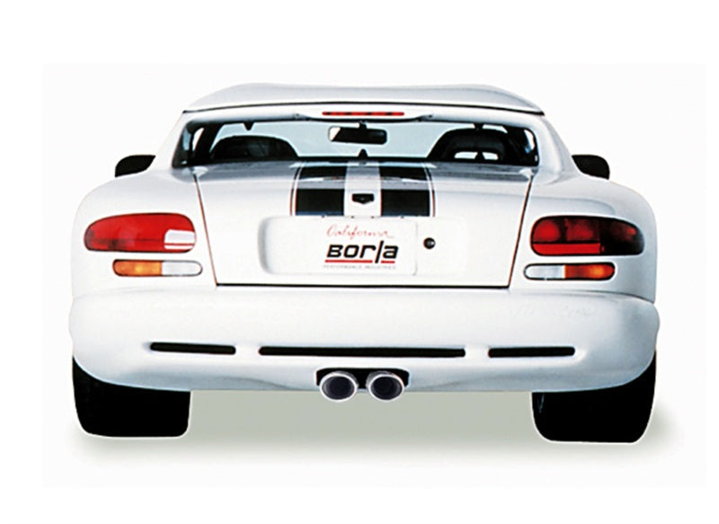 Borla 96-02 Viper GTS/R/T-10 Coupe/Convertible 2dr w/ 2.5in Inlets SS Catback Exhaust System 14663