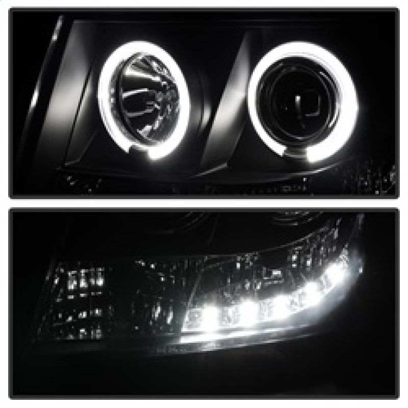 Spyder Chevy Suburban 1500 07-14 Projector Headlights LED Halo LED Blk Smke PRO-YD-CSUB07-HL-BSM 5078346