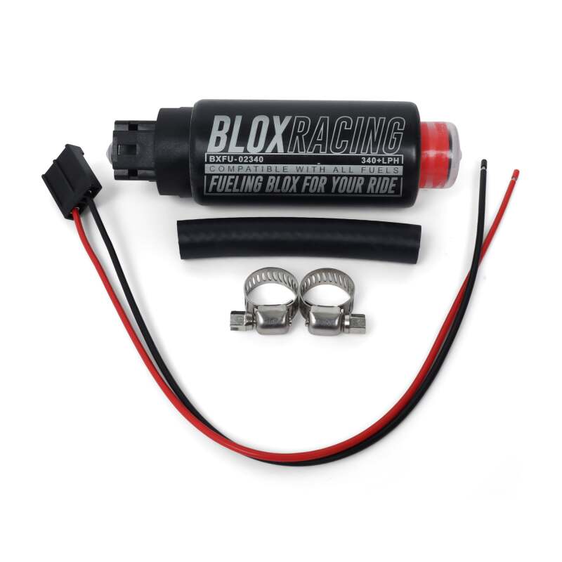 BLOX Racing 320LPH Electric Fuel Pump E85 In-tank - Inline Inlet BXFU-02342-E