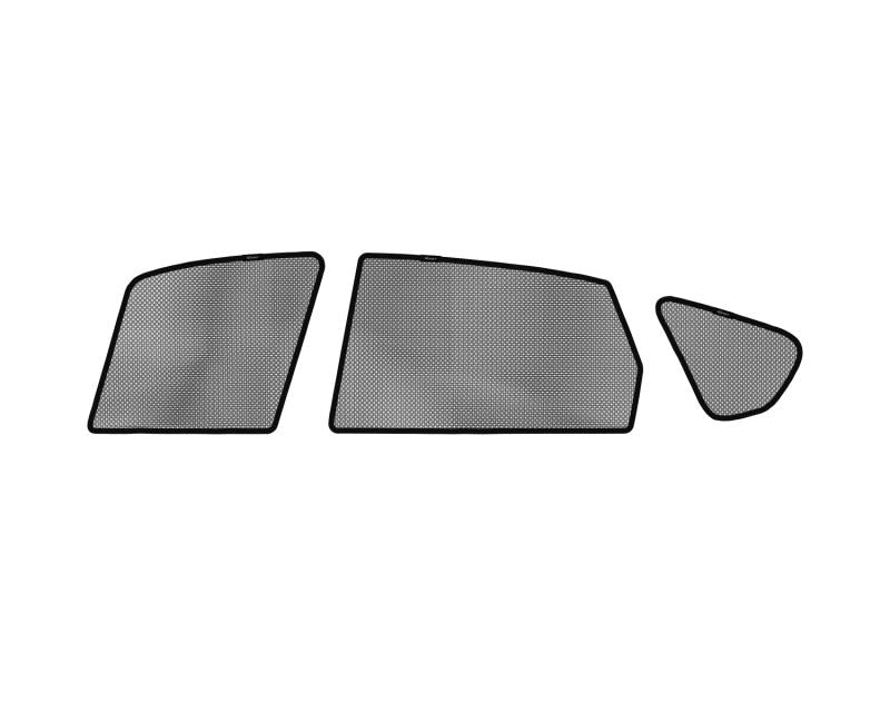 3D MAXpider 2008-2014 Subaru Impreza Wagon Black Sun Shades - Side Windows S1SB0051