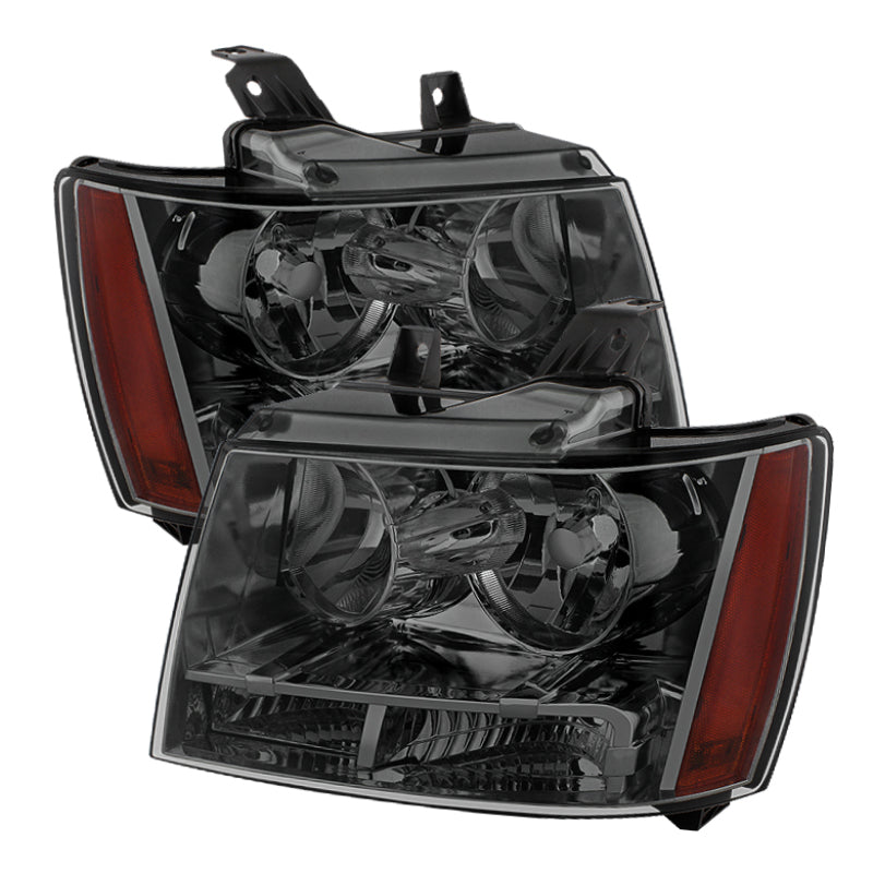 SPYDER Xtune Chevy Suburban 1500/2500 07-14 Crystal Headlights Smoke HD-JH-CSUB07-AM-SM 9022784