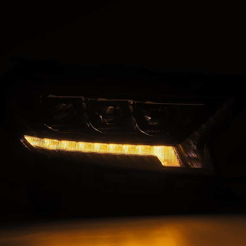 AlphaRex 19-21 Ford Ranger NOVA LED Proj Headlight Plnk Style Alpha Blk w/Activ Light/Seq Signal/DRL 880123 *Discontinued