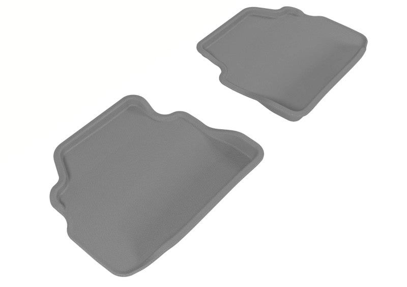 3D MAXpider 2007-2013 BMW 3 Series E92 Kagu 2nd Row Floormats - Gray L1BM02521501