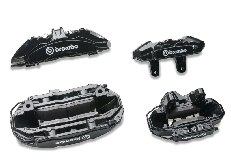 Ford Racing 15-21 Mustang GT/ 2.3L EcoBoost GT350R Brake Upgrade Kit - Black M-2300-YBK
