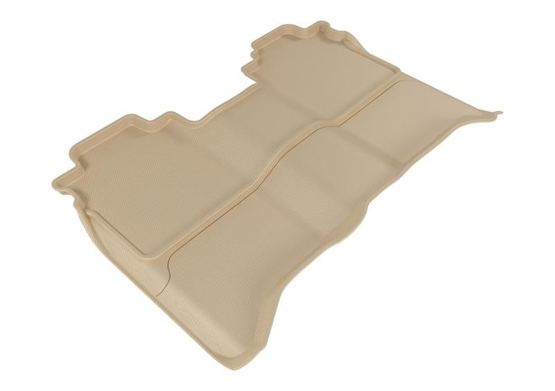 3D MAXpider 2016-2019 Nissan Titan Crew Cab Kagu 2nd Row Floormats - Tan L1NS08421502