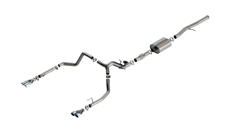 Borla 2024 Chevy Silverado 1500 6.2L V8 ATAK Catback Exhaust w/ Simulator - Chrome 140998