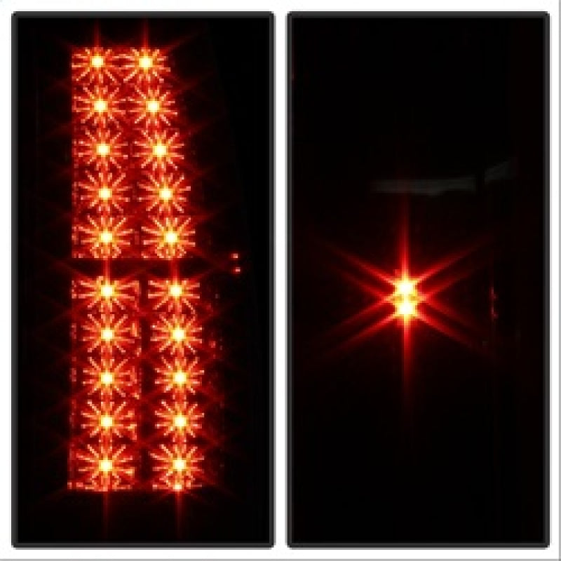 Spyder Chevy Suburban/GMC Yukon/Yukon Denali 07-14 LED Tail Lights Blk Smke ALT-YD-CSUB07-LED-BSM 5078087
