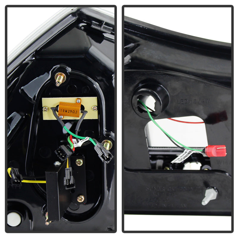 Spyder Lexus RX330/RX350 04-09 LED Tail Lights Black ALT-YD-LRX04-LED-BK 5080837