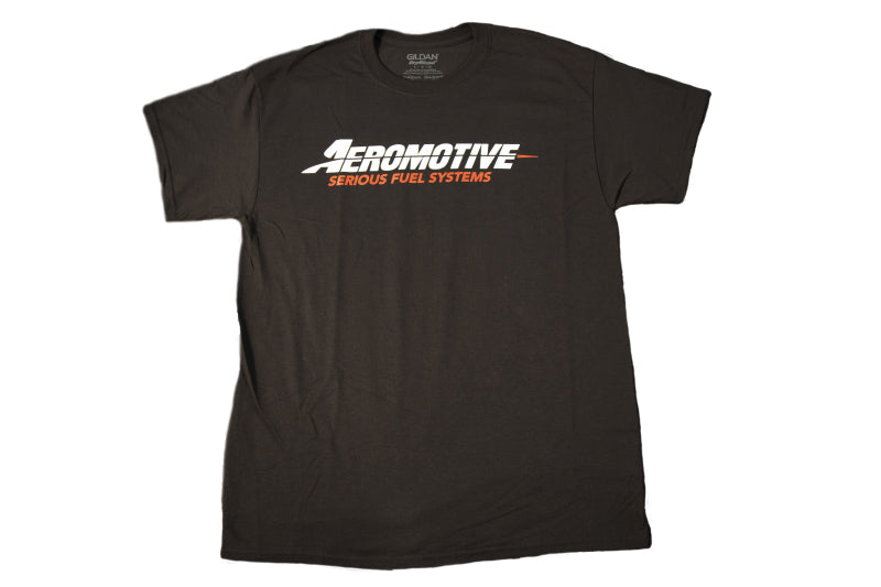 Aeromotive Standard Logo Black/Red T-Shirt - X-Large 91127