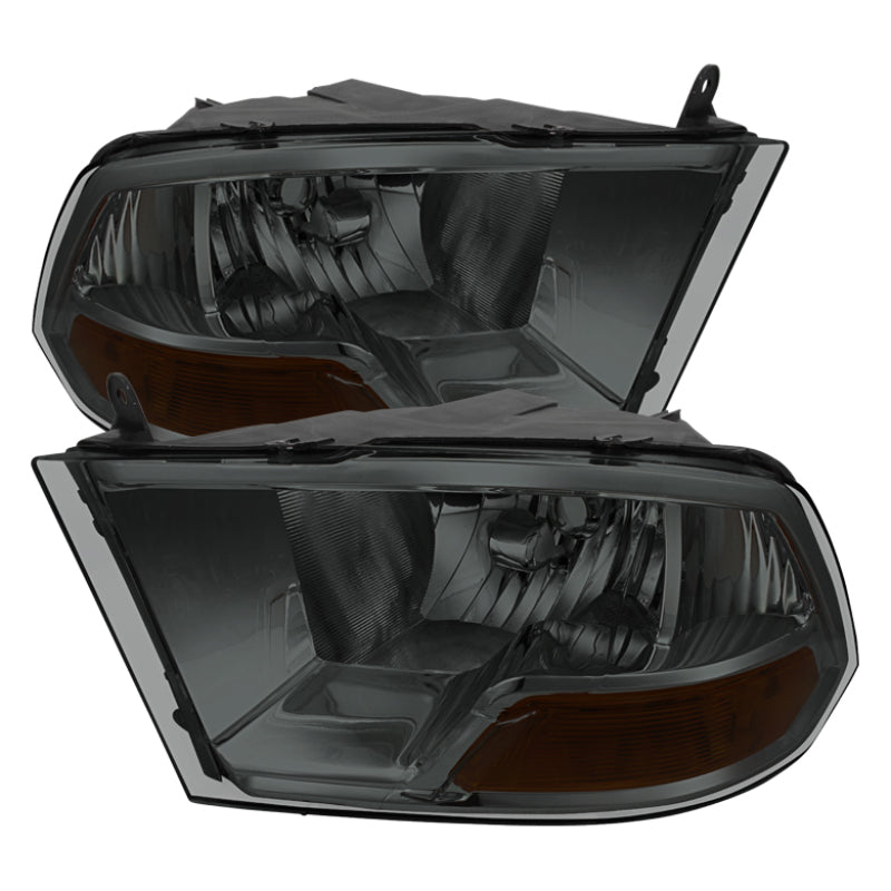 SPYDER Xtune Dodge Ram 1500 09-12 ( Non Quad Headlights ) Crystal Headlights Smoke HD-JH-DR09-AM-SM 9022944
