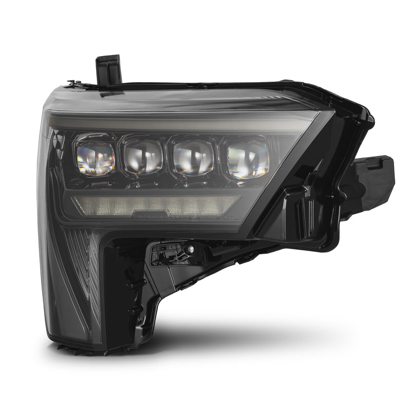 AlphaRex 22-23 Toyota Tundra NOVA-Series Headlights Alpha-Black w/Amber DRL - Req 810029 OR 810030 880871 *Discontinued