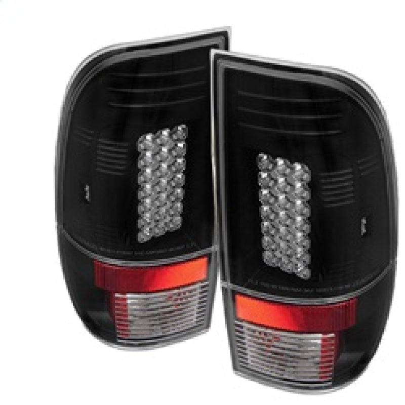 Spyder Ford F150 side 97-03/F250/350/450 Super Duty 99-07 LED Tail Lights Blk ALT-YD-FF15097-LED-BK 5003461