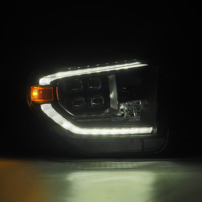 AlphaRex 14-21 Toyota Tundra NOVA-Series LED Proj Headlights Blk w/Actv Light & Seq. Sig + DRL 880833 *Discontinued
