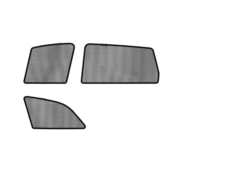 3D MAXpider 2007-2015 Audi Q7 Black Sun Shades - Side Windows S1AD0261