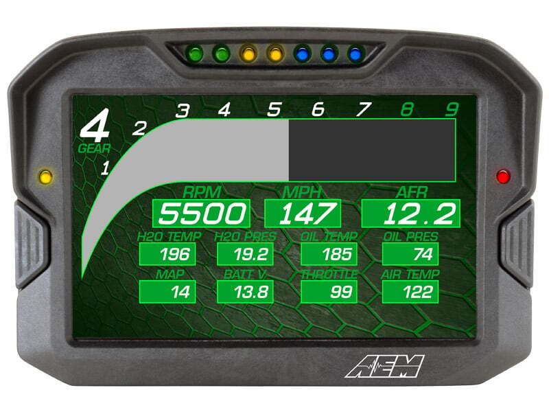AEM CD-7 Non Logging Race Dash Carbon Fiber Digital Display (CAN Input Only) 30-5700