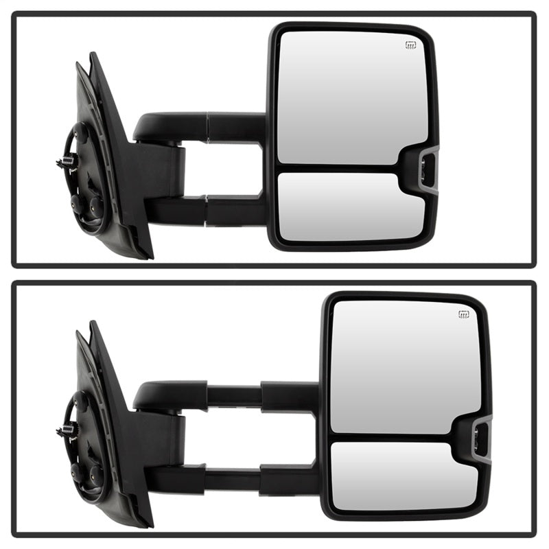SPYDER xTune Chevy Silverado 07-13 Heated Amber LED Signal Mirrors Chrome MIR-CSIL07S-G3C-PWH-AM-SET 9936760
