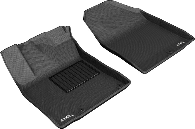 3D MAXpider 2019-2020 Hyundai Kona Electric Kagu 1st Row Floormat - Black L1HY09111509