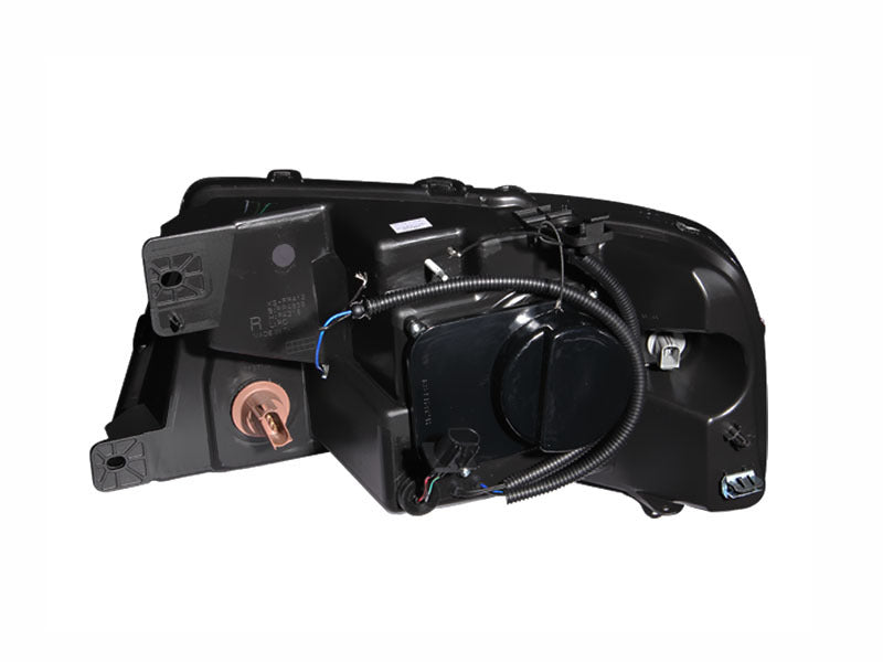 Anzo 2004-2008 Ford F-150 Projector Headlights w/ Halo and LED Black G2