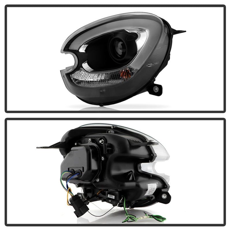 SPYDER Mini Countryman 11-16 V2 Xenon/HID Only Proj Headlights - Black PRO-YD-MCO11HID-BK 5088291