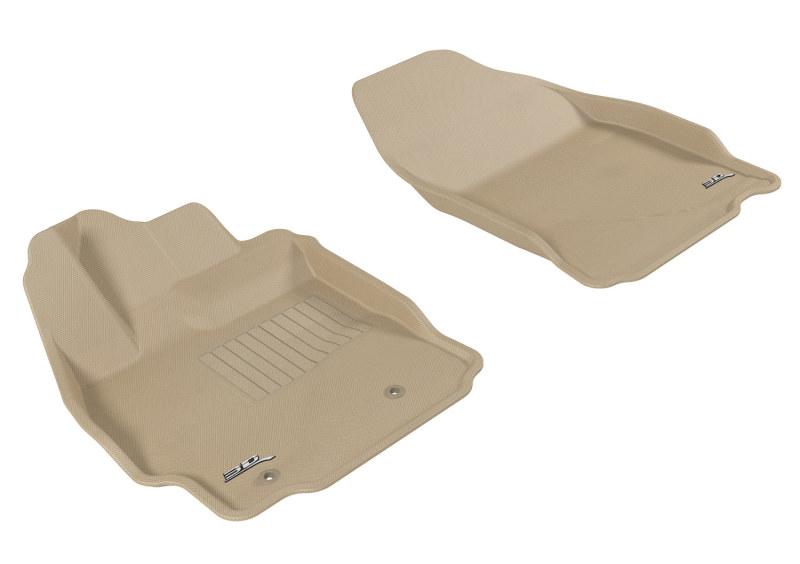 3D MAXpider 2011-2013 Scion TC Kagu 1st Row Floormat - Tan L1SC00111502