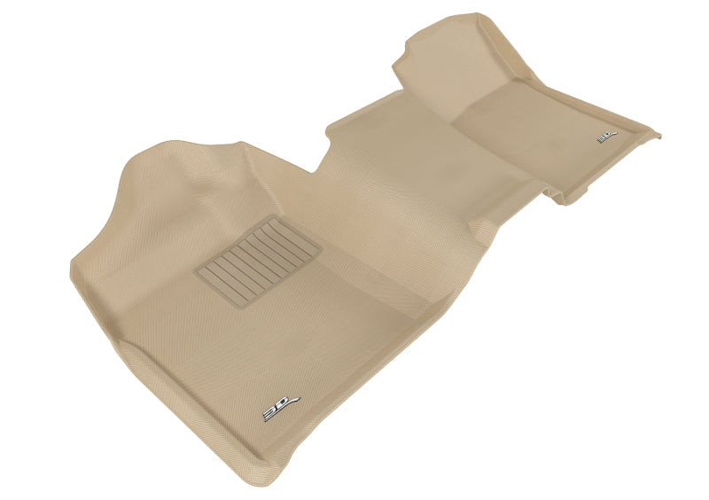 3D MAXpider 2007-2013 Chevrolet/GMC Silverado/Sierra Regular Cab Kagu 1st Row Floormat - Black L1CH05511509