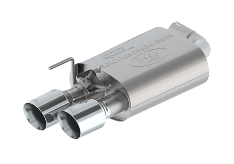 Ford Racing 2024 Mustang 5.0L Extreme Active Cat-Back Exhaust System - Chrome Tips M-5200-M5EC