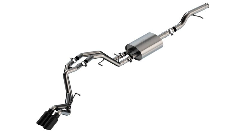 Borla 21-22 Chevrolet Tahoe 5.3L V8 AT 2/4WD Touring Cat-Back Exhaust (Black Chrome) 140854BC