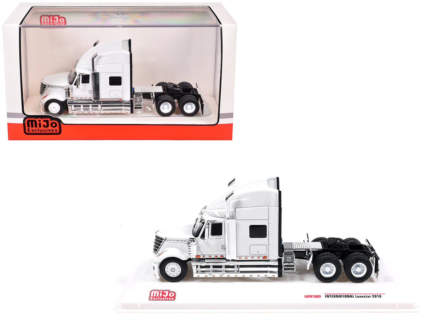 2010 International Lonestar Truck Tractor White 1/64 Diecast Model by IXO Models  free shipping USA