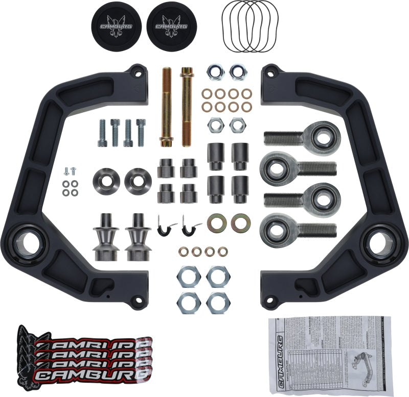 Camburg 08-21 Toyota Landcruiser 200 Series KINETIK V2 Performance Billet Uniball Upper Arms CAM-310193-GRY