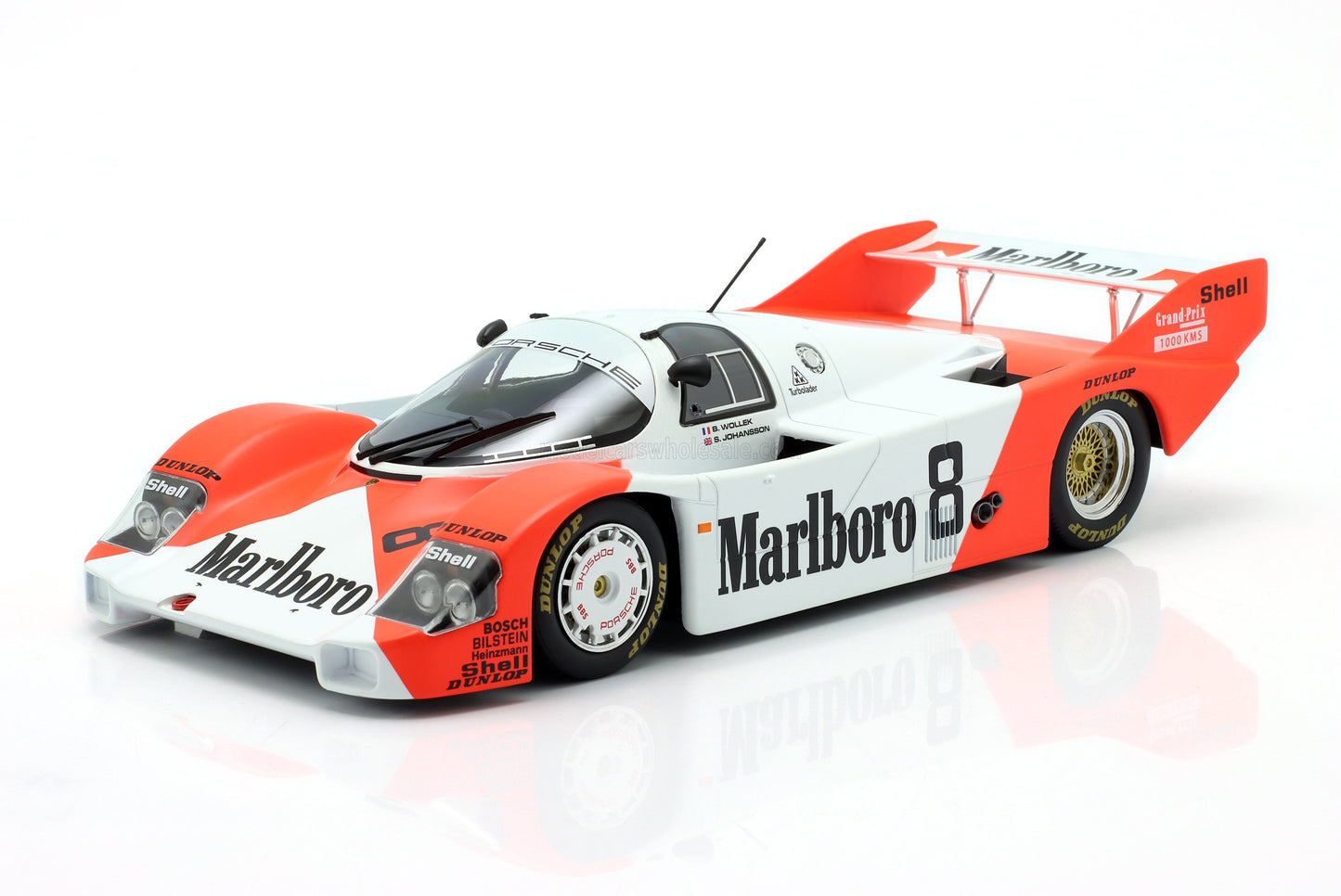 Werk83 Porsche 956 2.6L Turbo Team Joest Racing #8 2nd 1000km Silverstone 1983 1:18