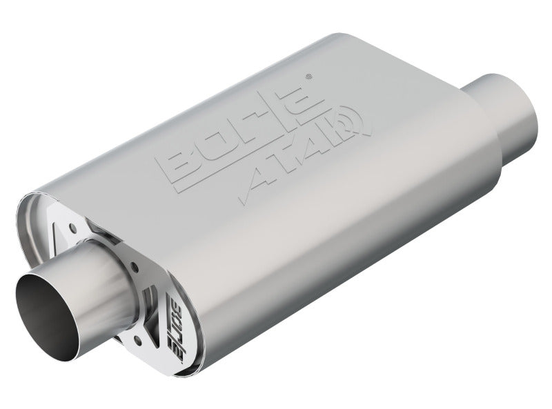 Borla CrateMuffler SBC Hot 350/383 3 inch Offset/Center 14in x 4.35in x 9in Oval Muffler 400844