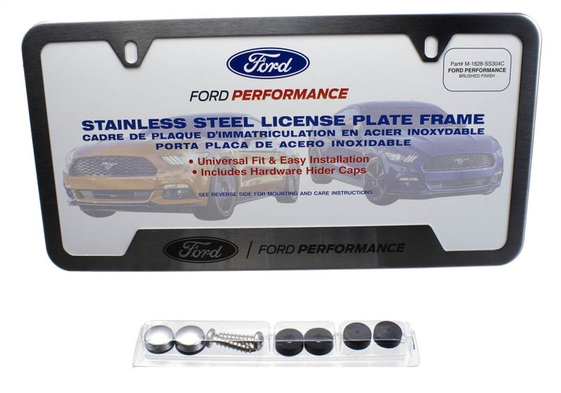 Ford Racing Stainless Steel Ford Performance License Plate Frame M-1828-SS304C