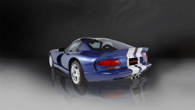 Corsa Performance 96-02 Dodge Viper GTS 8.0L V10 Polished Sport Cat-Back Exhaust w/3in