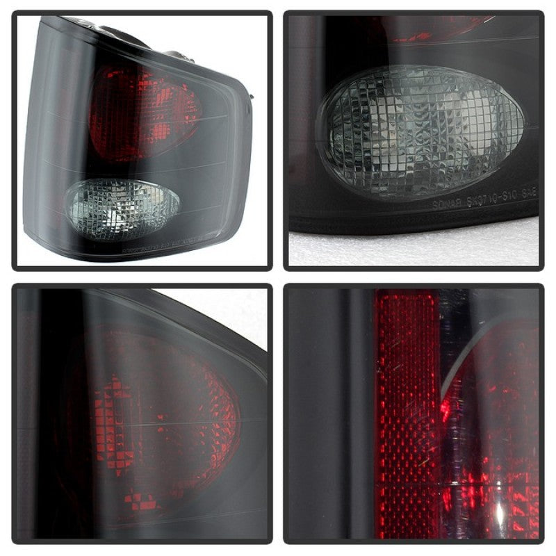 Spyder Chevy S10 94-04/Isuzu Hombre 96-00 Euro Tail Lights Blk Smke ALT-YD-CS1094-BSM 5078049