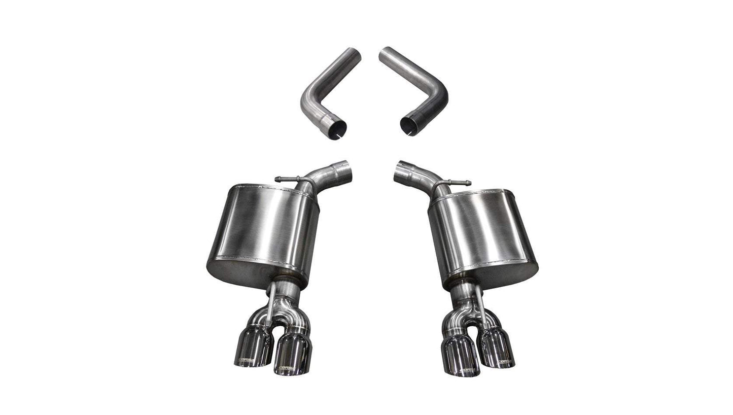 Corsa Sport / 2.75 in Axle-Back Twin 3.5 in Tips | Challenger 2015-23 6.4L 6.2L, 2017-23 5.7L (21020)