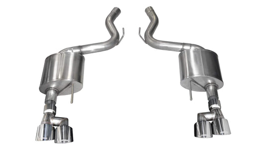 Corsa Sport, Touring / 3.0 in Axle-Back 4.0 in Twin Tips | 2018-2023 Mustang GT Coupe (21039, 21041)