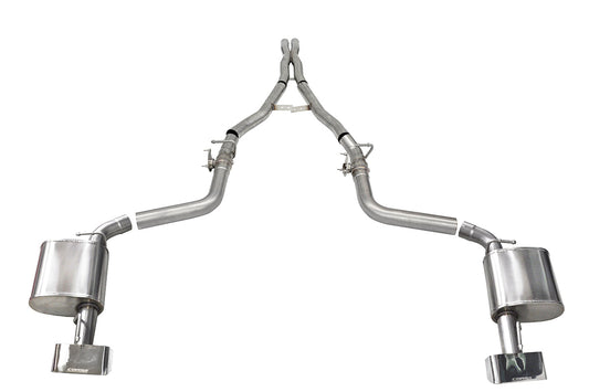 Corsa Xtreme Valved / 2.75 in Cat-Back GTX2 Tips | 2015-2022 Challenger 6.4L, 6.2L (21068)