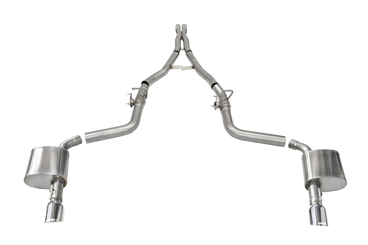 Corsa 2015-2024 Dodge Charger Corsa Exhaust | 2.75 in Cat-Back Single 4.5 in Tips | 6.4L 6.2L (21072)