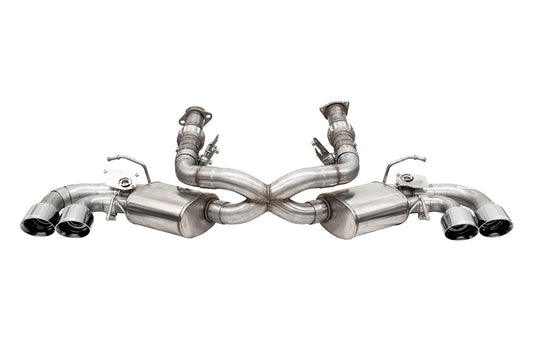 Corsa 3.0 in Cat-Back 4.5 in Pro-Series Tips | 2020-26 Corvette C8 (w/ Factory NPP) (21100, 21103-1, 21106, 21105-1)