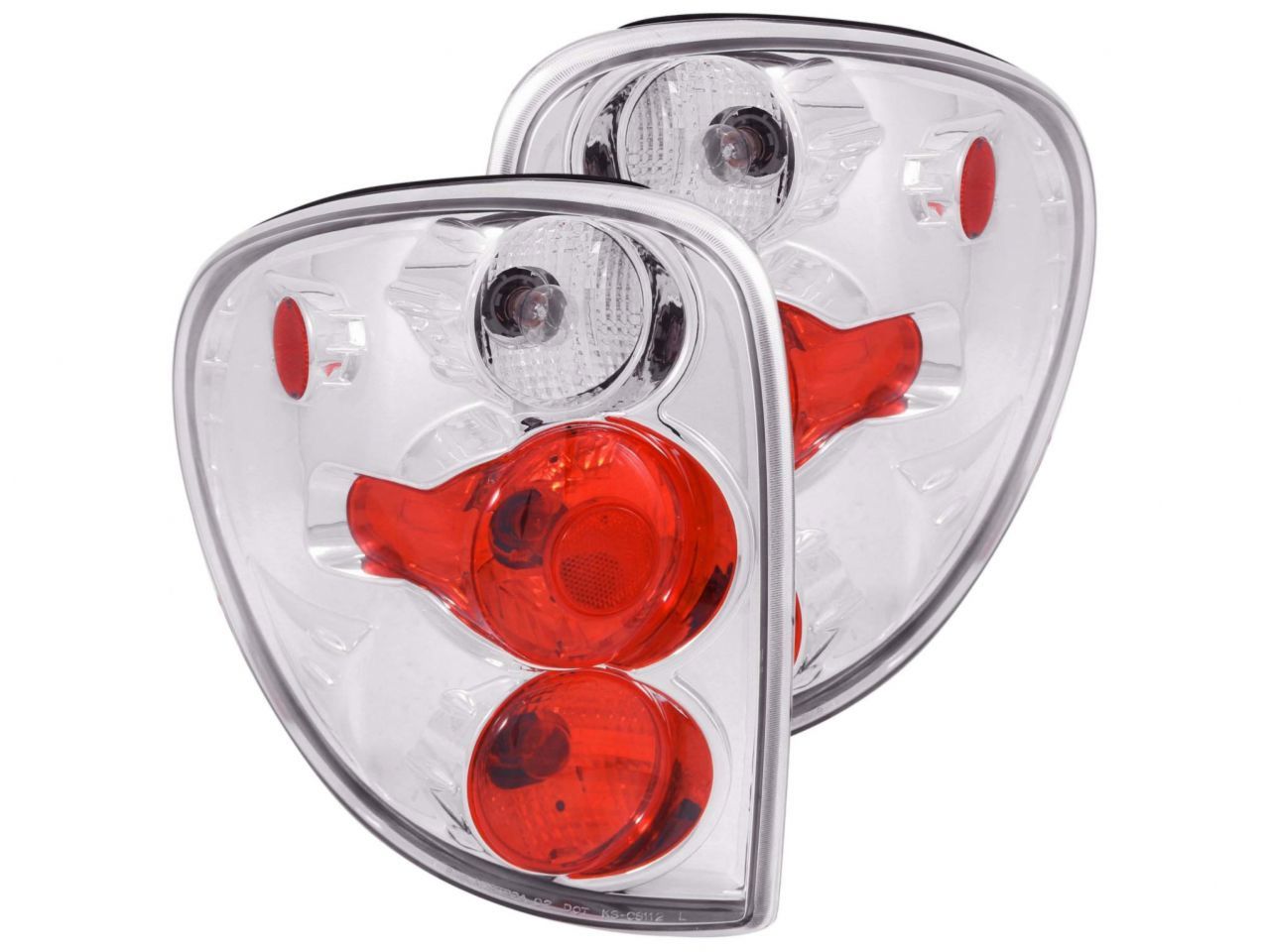 Anzo 2001-2003 Dodge Caravan Taillights Chrome