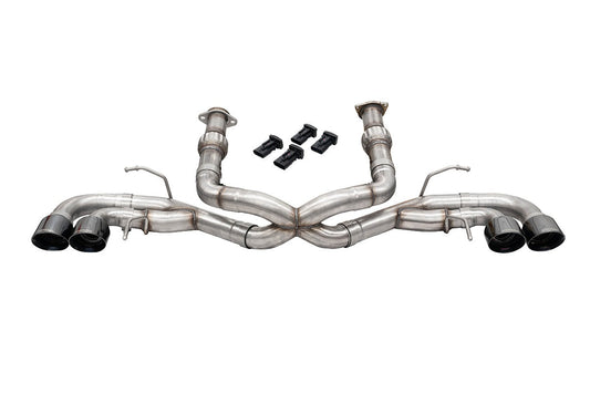 Corsa 3.0 in Cat-Back 4.5 in Pro-Series Tips | 2020-24 Corvette C8 (w/o Factory NPP) (21102, 21104-1)