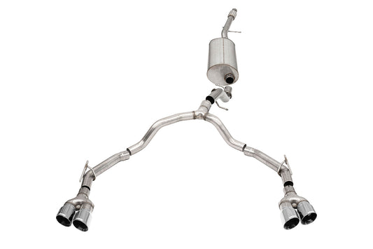 Corsa Sport / 3.0 in Cat-Back DRE 4.0 in Twin Tips | 2021-2024 Chevrolet Suburban, GMC Yukon XL 5.3L (21128)