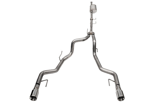 Corsa Sport / 3.0 in Cat-Back 4.0 in Single Tips | 2021-25 Ford F-150 Tremor 3.5T EcoBoost (145.4" WB) (21185)