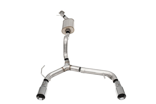 Corsa Sport / 2.75 in Cat-Back DRE 4.0 in Single Tips | 2021-25 Ford Bronco 2.3L Turbo (2-Door) (21204)
