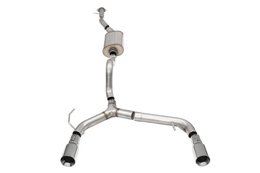 Corsa Sport / 2.75 in Cat-Back DRE 4.0 in Single Tips | 2021-25 Ford Bronco 2.3L Turbo (4-Door) (21206)