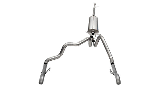 Corsa Sport / 3.0 in Cat-Back DRE Turndown | 2024-2025 Silverado ZR2, Sierra AT4X 6.2L 147.5WB (21239-1)