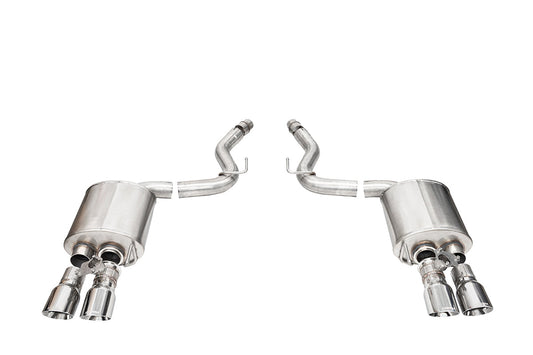 Corsa Sport Valved / 3.0 in Axle-Back 4.0 in Slash Tips | 2024 Mustang GT Coupe (21261)